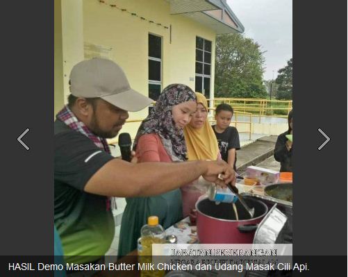 Ahli Perpustakaan DBP Pandan sertai Demo Memasak 2.JPG