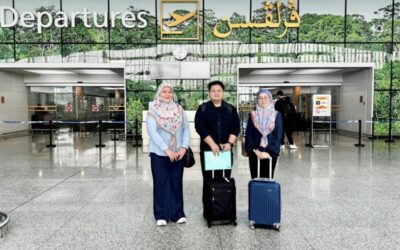 Rombongan KKBS berlepas ke Republik Singapura bagi menyertai Pesta Buku Melayu Singapura